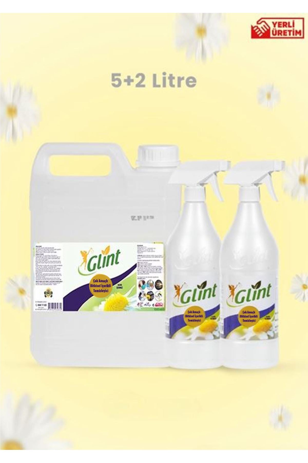 GLİNT Bitkisel İçerikli Temizleyici - 5+2*1 Litre