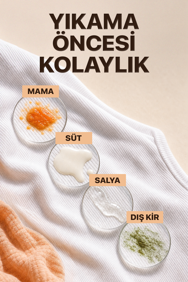 Glint Baby 1 Litre Bitkisel İçerikli Bebek Kıyafetleri İçin Leke Çıkarıcı – görsel 3