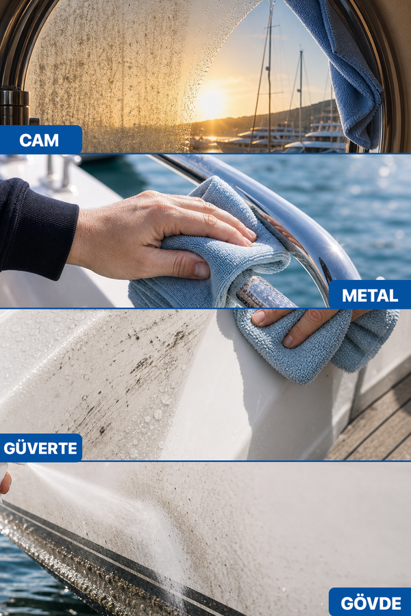 Glint Marine 1 Litre Tekne Yat ve Deniz Aracı Temizleyici