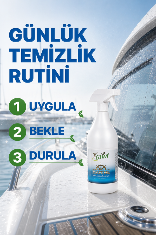 Glint Marine 1 Litre Tekne Yat ve Deniz Aracı Temizleyici
