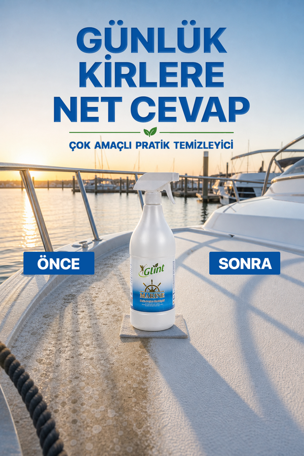 Glint Marine 1 Litre Tekne Yat ve Deniz Aracı Temizleyici