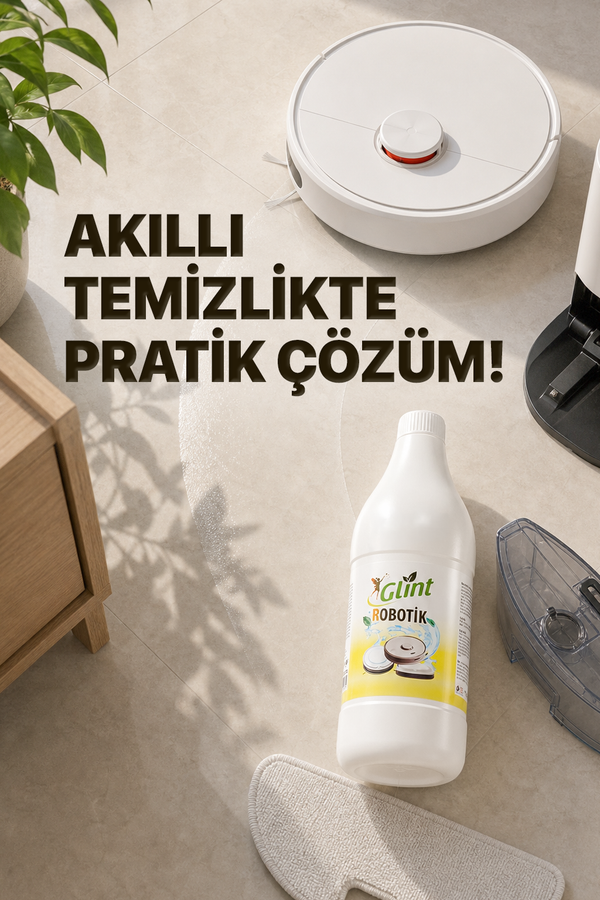 Glint Robotik Akıllı Robot Süpürge Deterjanı 1 Litre Zemin Temizleyici