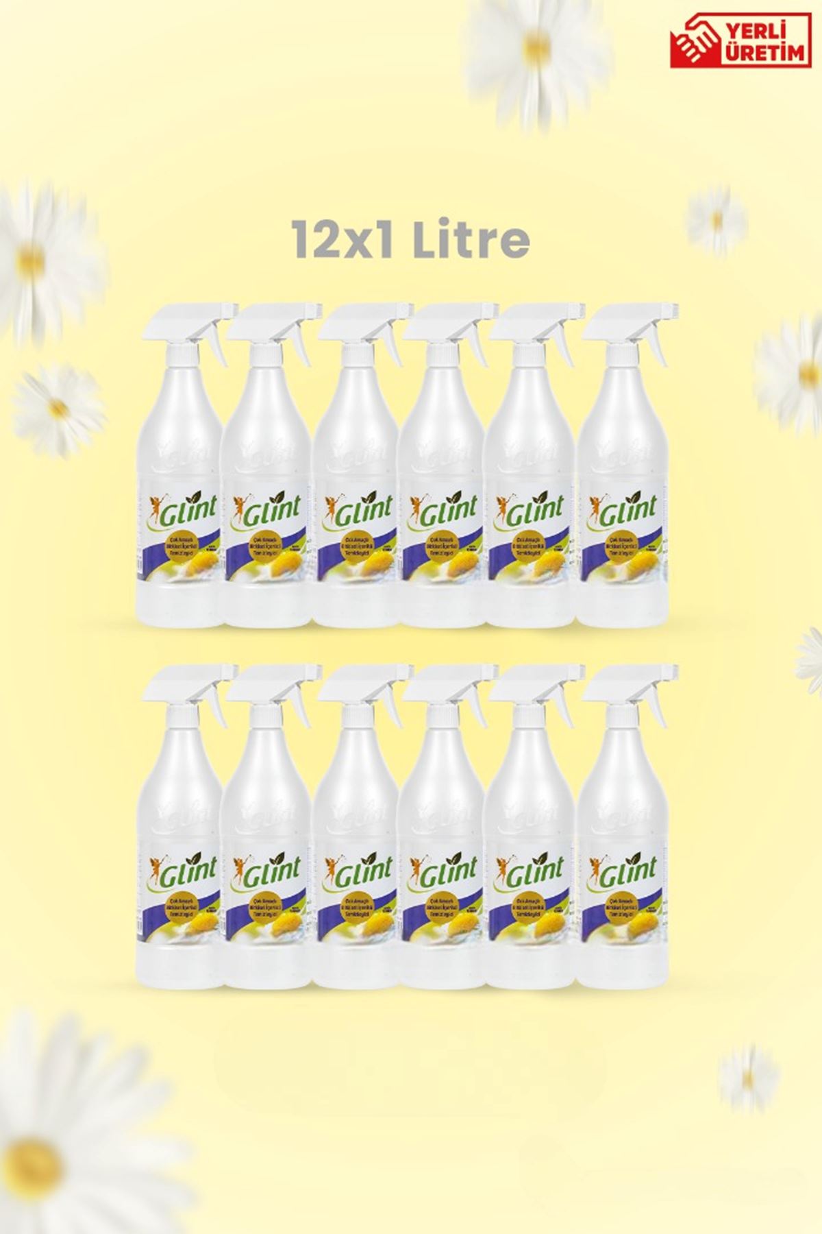 GLİNT Bitkisel İçerikli Temizlik- 12x1 Litre