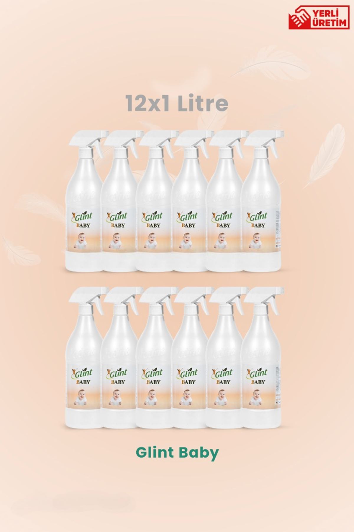 GLİNT Baby Bitkisel İçerikli Temizleyici 12*1 Litre