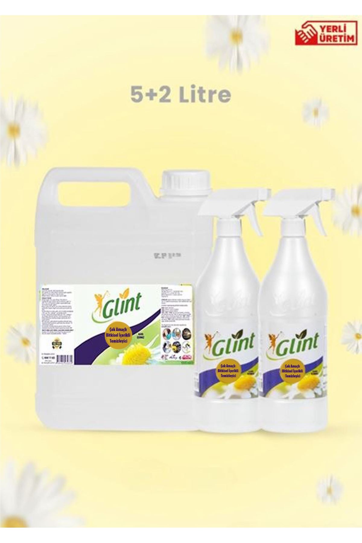 GLİNT Bitkisel İçerikli Temizleyici - 5+2*1 Litre